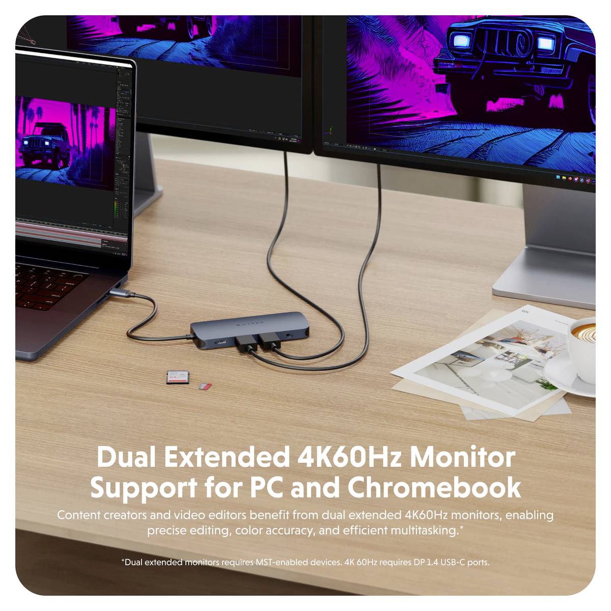 TARGUS - HyperDrive Next - Dockingstation - USB-C 3.2 Gen 2 / Thunderbolt 3 / Thunderbolt 4