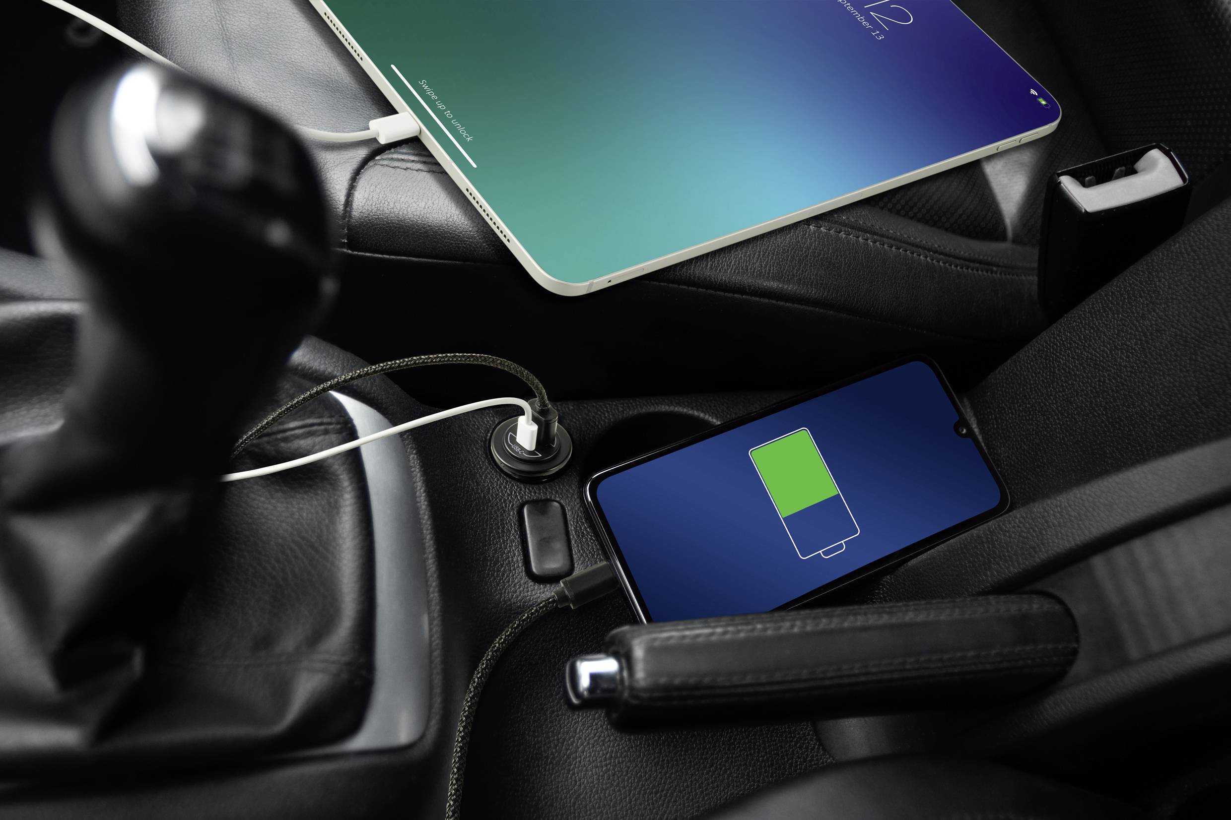 VOLTCRAFT Power-Delivery USB-Einbausteckdose Kfz 60W 12/24V