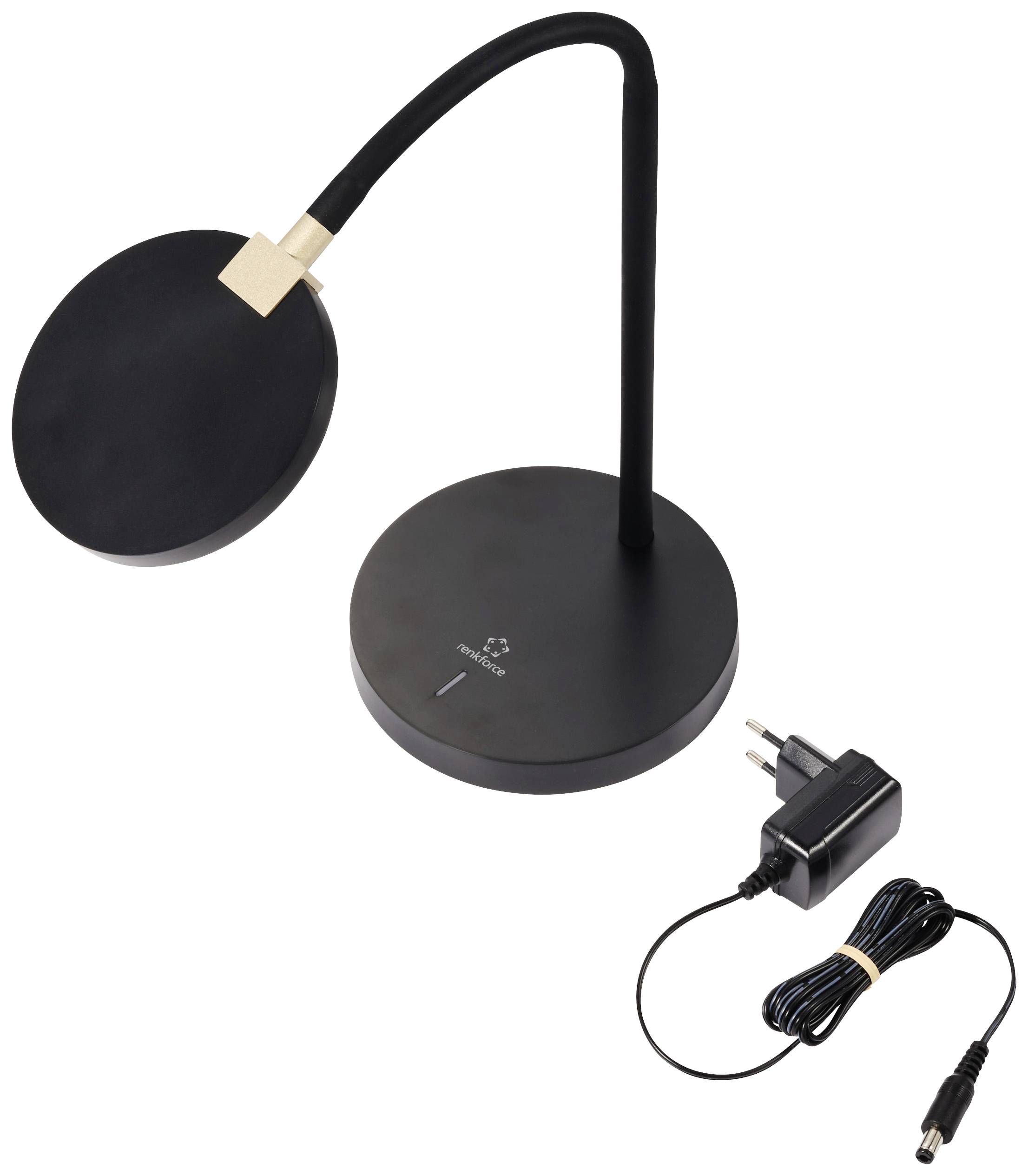 Renkforce RF-5734674 Schreibtischleuchte 4.3W Schwarz