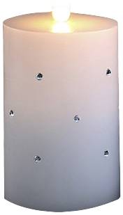 Konstsmide 1837-100 LED-Echtwachskerze Warmweiß Warmweiß (Ø x H) 75mm x 118mm Timer, mit Schalter