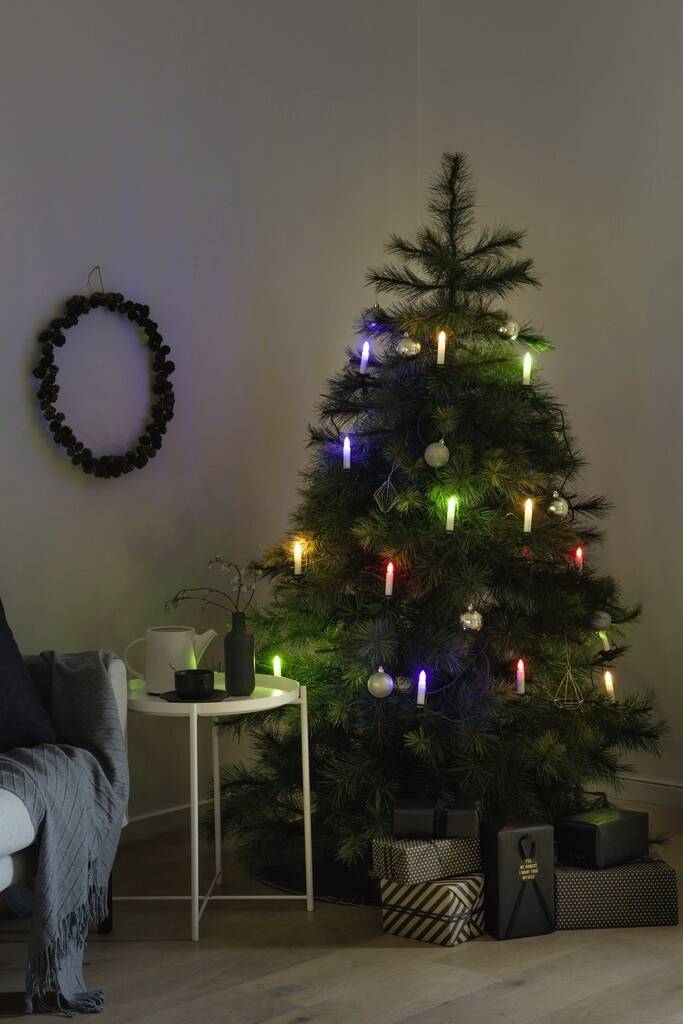 Konstsmide LED Weihnachtsbaum-Beleuchtung 4,5V Lichterkette