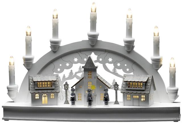 Konstsmide 3259-210 Lichtbogen Haus Warmweiß LED Warmweiß