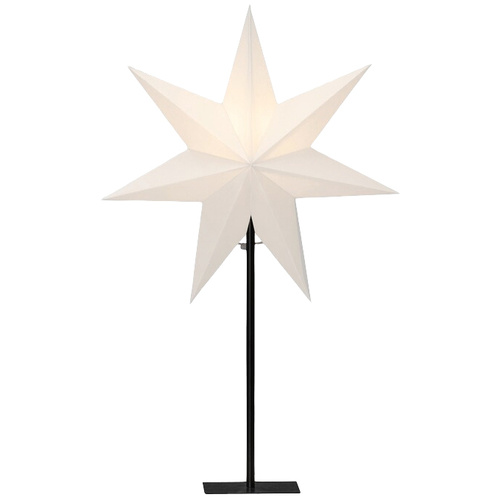 Konstsmide 1761-200 Weihnachtsstern Stern Weiß mit Schalter