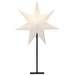 Konstsmide 1761-200 Weihnachtsstern Stern Weiß mit Schalter