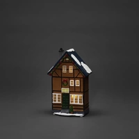 Konstsmide 4309-000 LED-Szenerie Haus 3er Set Bernstein LED Bernstein Timer, mit Schalter Konstsmide 4309-000 LED-Szenerie Haus 3er Set Bernstein LED Bernstein Timer, mit Schalter