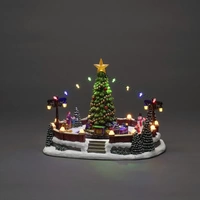 Konstsmide 4243-000 LED-Szenerie Dorfplatz Mehrfarbig LED Bunt mit Schalter, mit Musik Konstsmide 4243-000 LED-Szenerie Dorfplatz Mehrfarbig LED Bunt mit Schalter, mit Musik