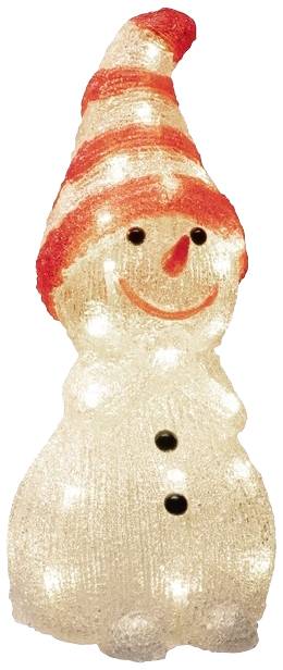 Konstsmide 6249-103 Acryl-Figur EEK: G (A - G) Schneemann Warmweiß LED Warmweiß