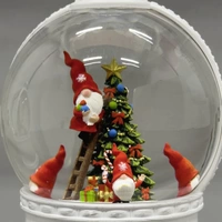 Konstsmide 4300-200 LED-Laterne Weihnachtsmann Warmweiß LED Weiß mit Wasser gefüllt, Timer Konstsmide 4300-200 LED-Laterne Weihnachtsmann Warmweiß LED Weiß mit Wasser gefüllt, Timer