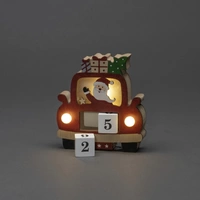 Konstsmide 3272-550 LED-Silhouette Weihnachtsmann im Auto Warmweiß LED Warmweiß Timer, mit Schalter Konstsmide 3272-550 LED-Silhouette Weihnachtsmann im Auto Warmweiß LED Warmweiß Timer, mit Schalter