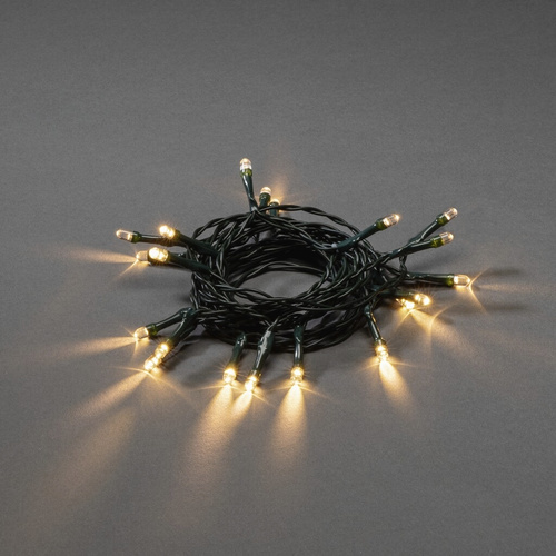 Konstsmide 1408-100 Guirlande lumineuse avec piles pour l'intérieur à pile(s)  Nombre de lumière 20 LED blanc chaud Longueu
