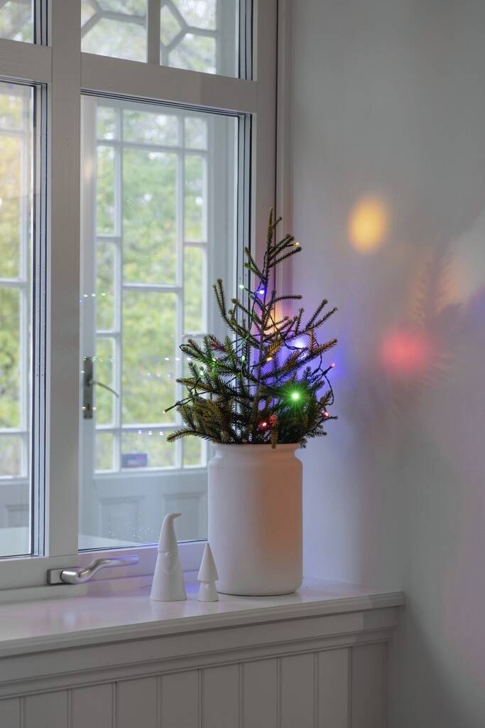 Konstsmide 1408-500 Lichterketten mit Batterien Innen batteriebetrieben Anzahl Leuchtmittel 20 LED Mehrfarbig Beleuchtete Länge