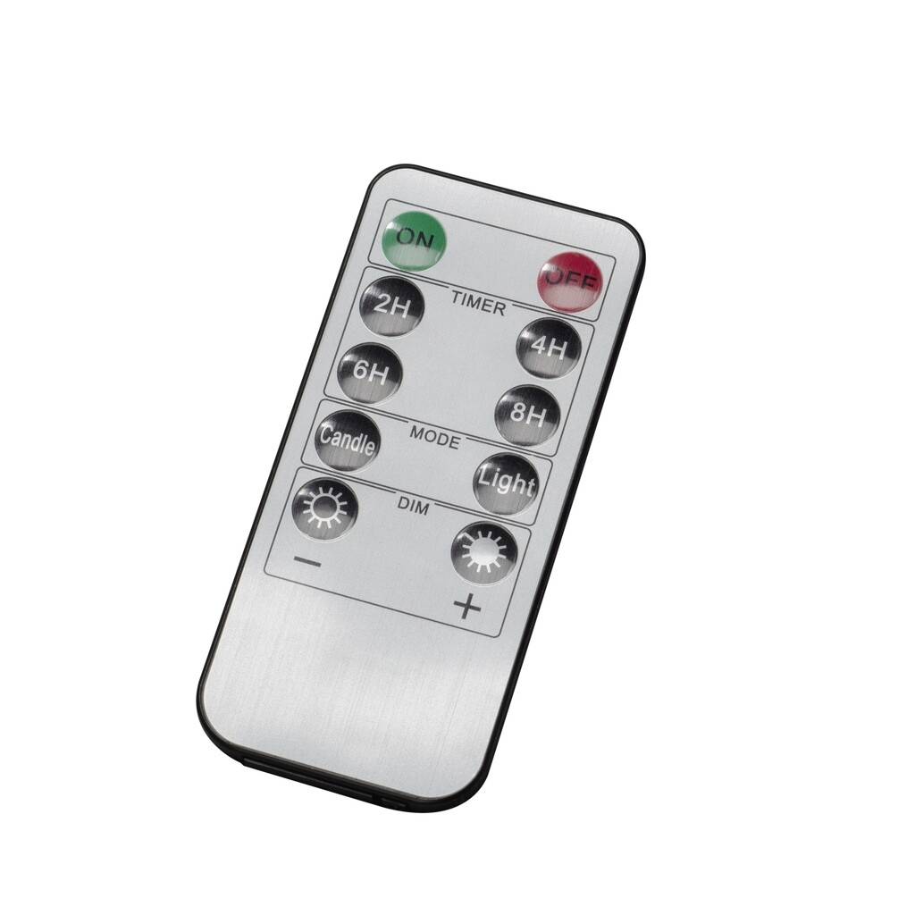 Konstsmide 1845-190 LED-Echtwachskerze 5er Set Warmweiß Warmweiß (Ø x H) 55 mm x 200 mm Timer, mit Schalter