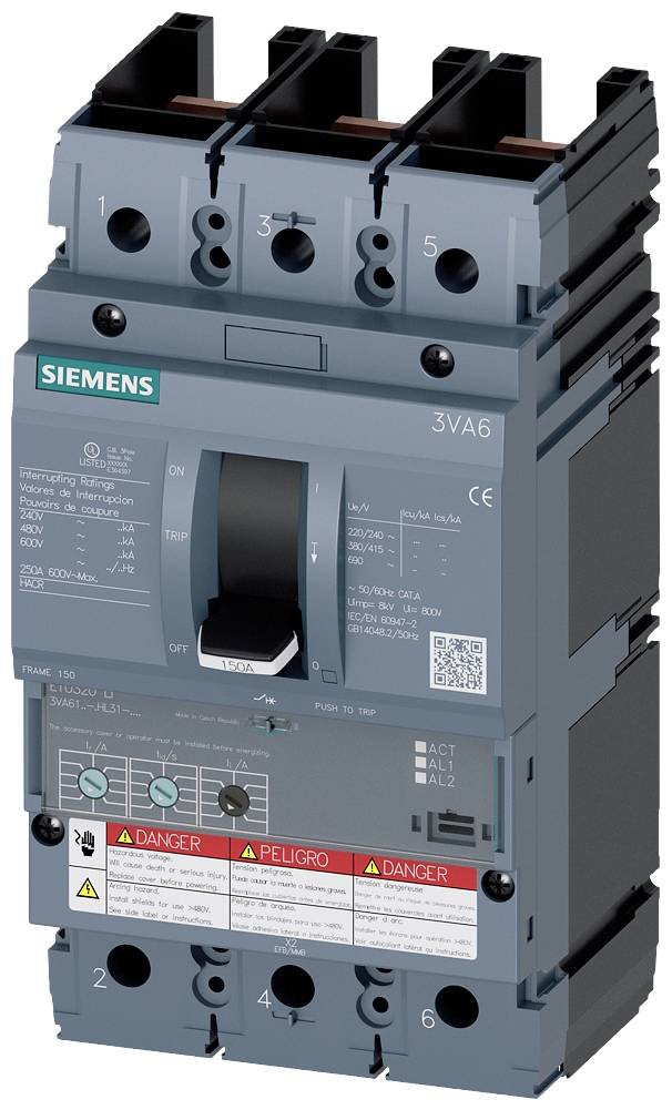 Siemens 3VA6160-0HL31-0AA0 Leistungsschalter 1St.