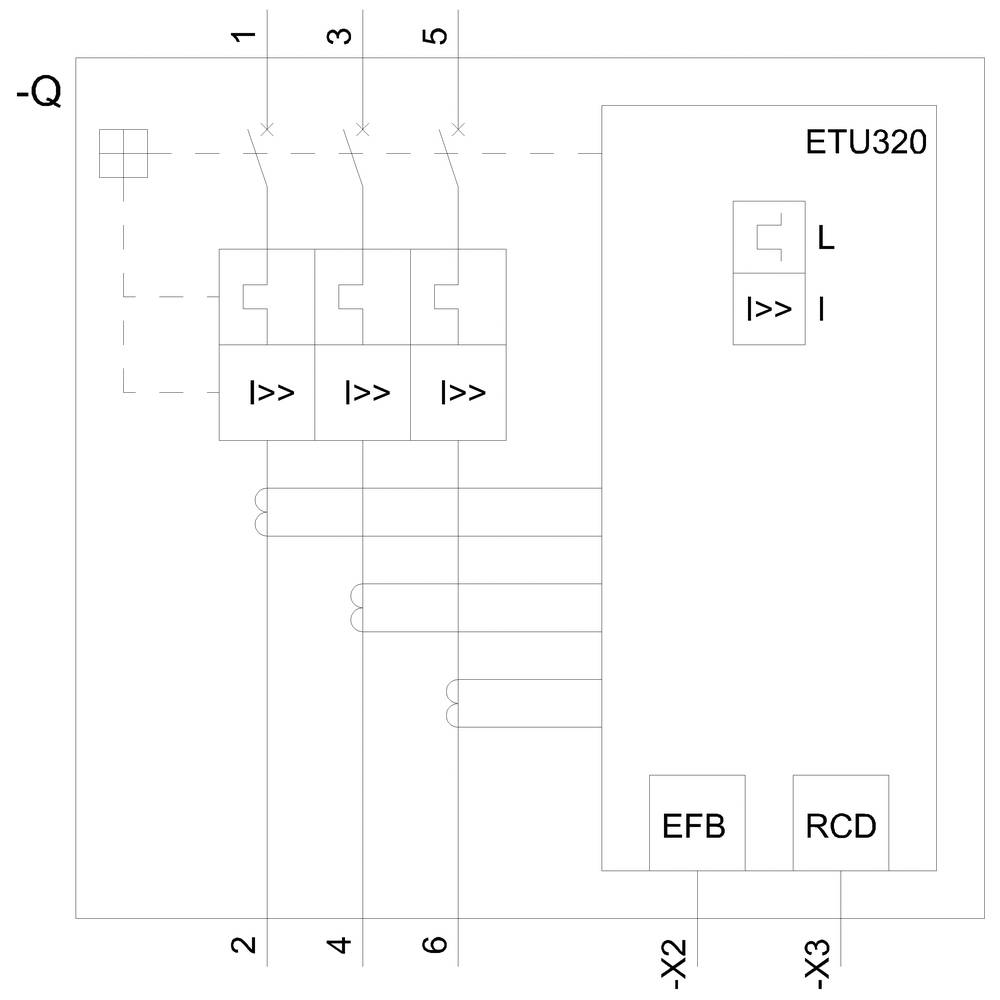 Siemens 3VA2116-0HL32-0AA0 Leistungsschalter 1St.