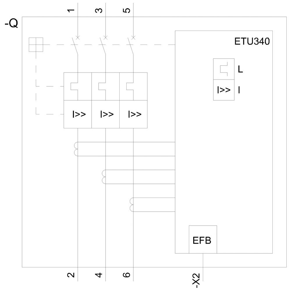 Siemens 3VA2612-5HK32-0AA0 Leistungsschalter 1St.