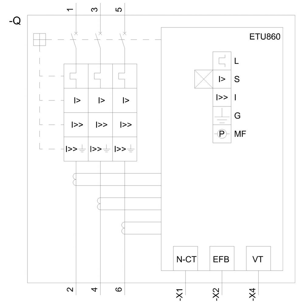 Siemens 3VA2612-7KQ32-0AA0 Leistungsschalter 1St.