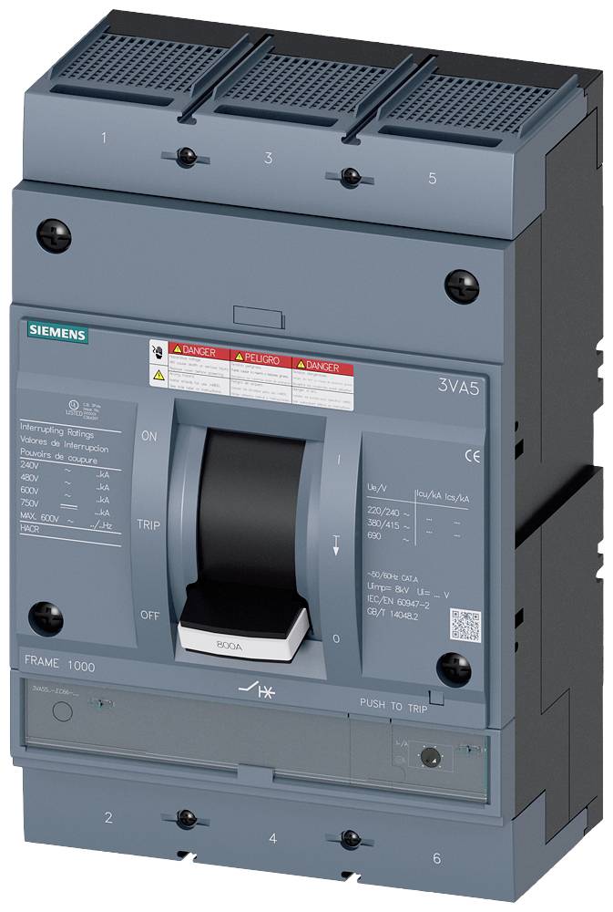 Siemens 3VA5560-6EC66-0AA0 Leistungsschalter 1 St.