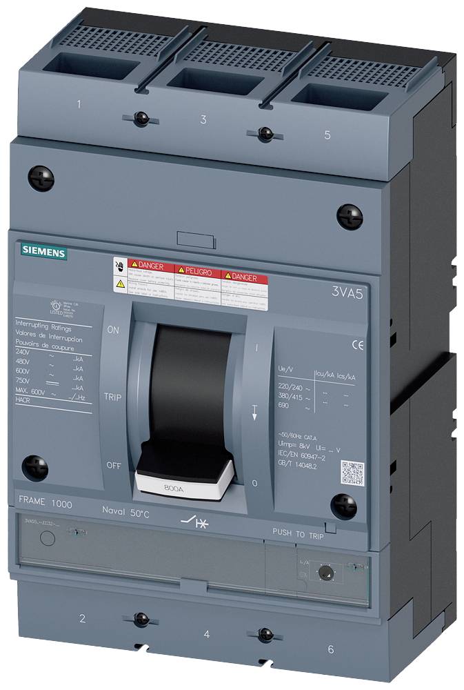 Siemens 3VA5570-5EC32-1AA0 Leistungsschalter 1 St.