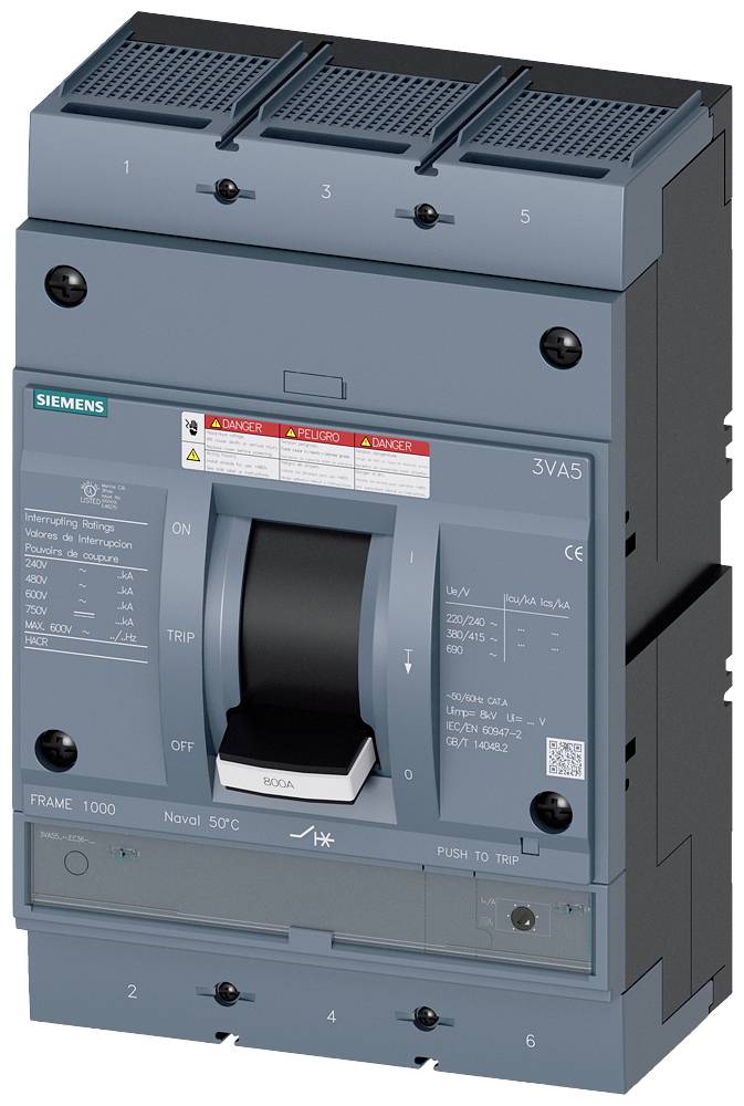 Siemens 3VA5570-6EC36-1AA0 Leistungsschalter 1 St.
