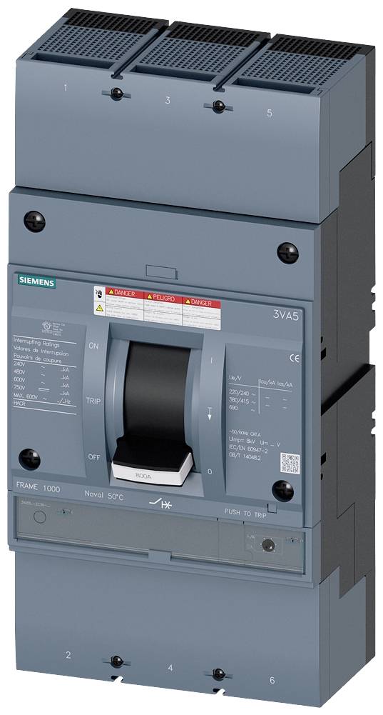 Siemens 3VA5580-5EC36-1AA0 Leistungsschalter 1 St.