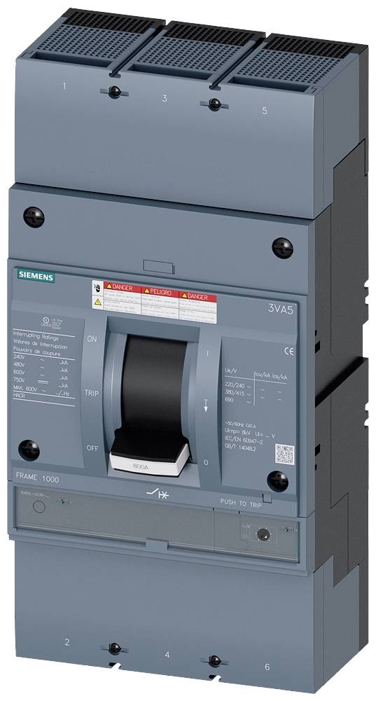 Siemens 3VA5580-6EC36-0AA0 Leistungsschalter 1St.