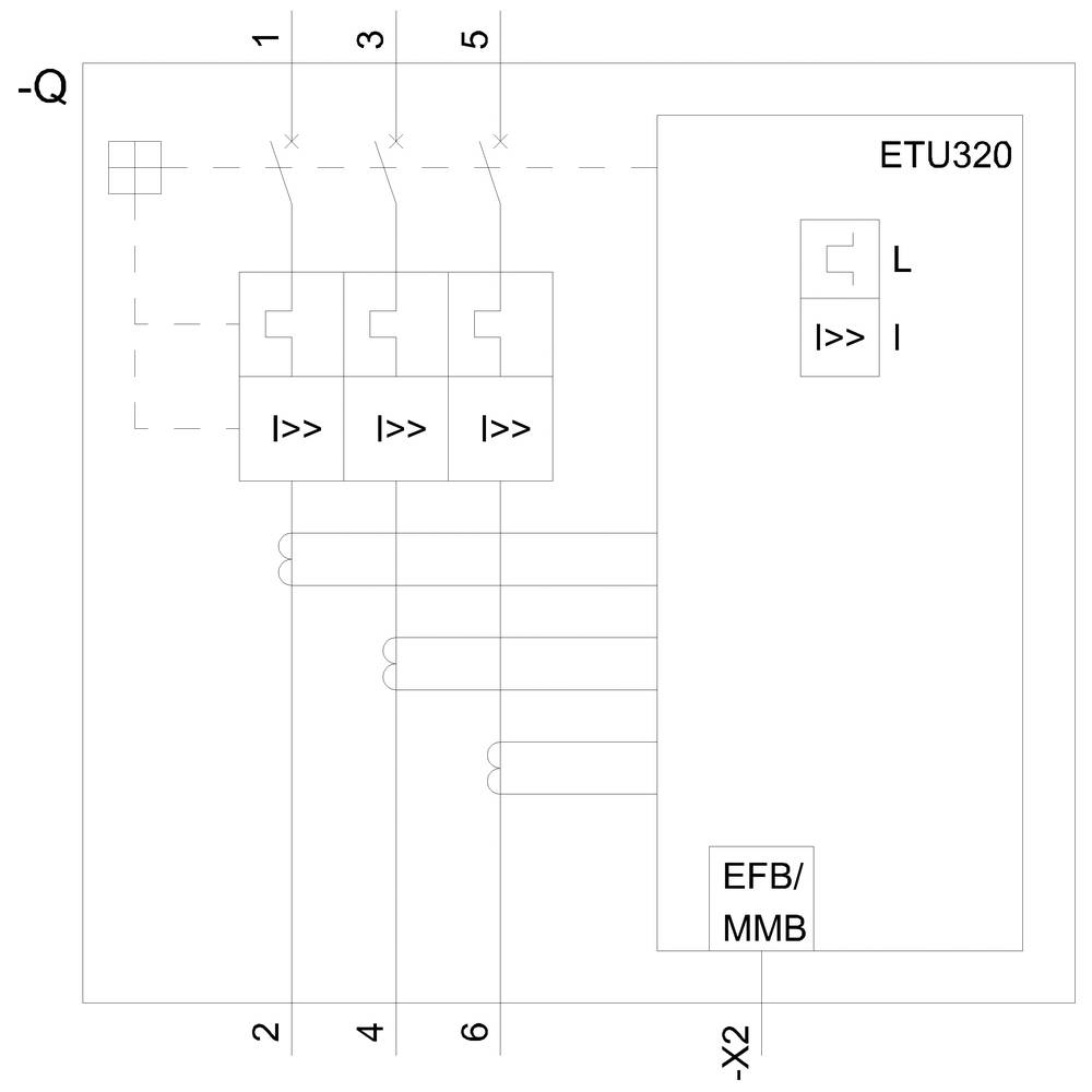 Siemens 3VA6610-7HL36-0AA0 Leistungsschalter 1St.