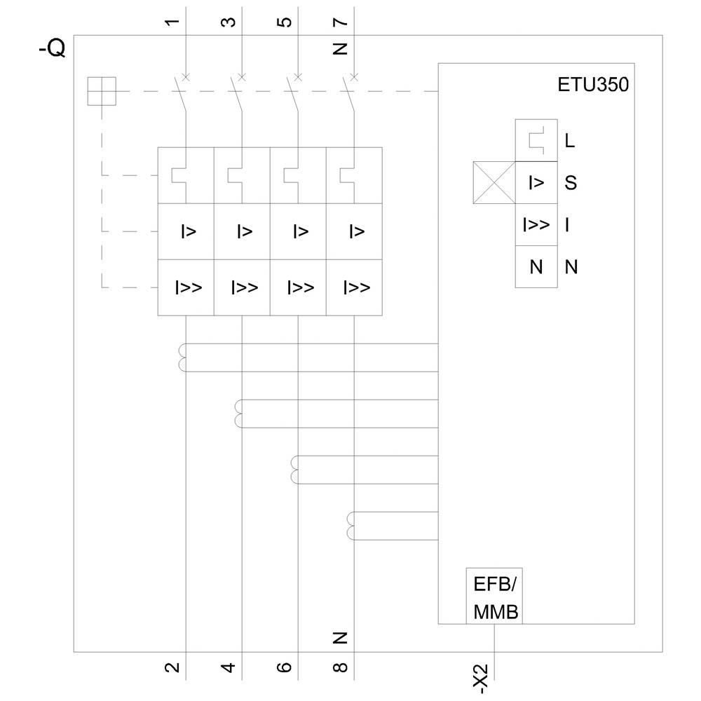 Siemens 3VA6560-5HN46-0AA0 Leistungsschalter 1 St.