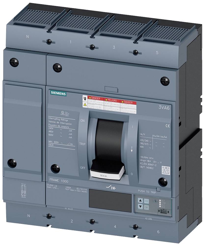 Siemens 3VA6560-5JP46-2AA0 Leistungsschalter 1 St.
