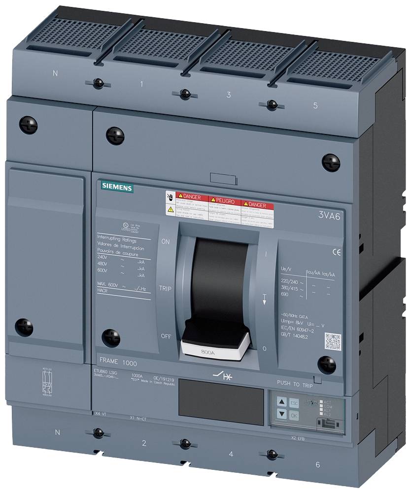 Siemens 3VA6560-5KQ46-0AA0 Leistungsschalter 1 St.