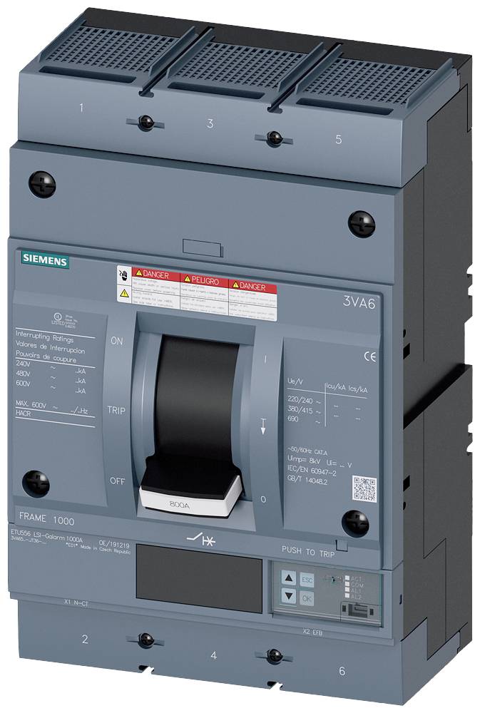 Siemens 3VA6560-6JT36-2AA0 Leistungsschalter 1 St.