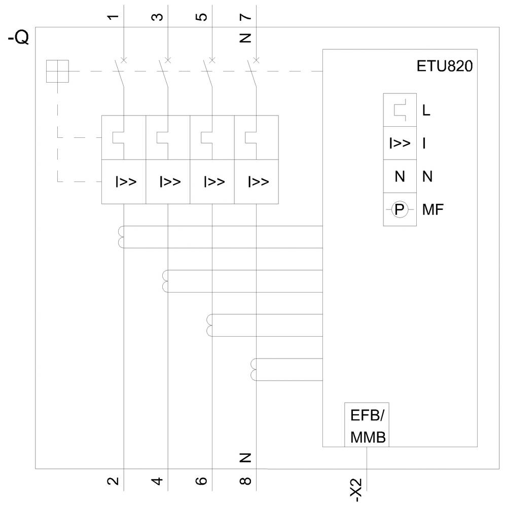 Siemens 3VA6560-7KL46-0AA0 Leistungsschalter 1 St.
