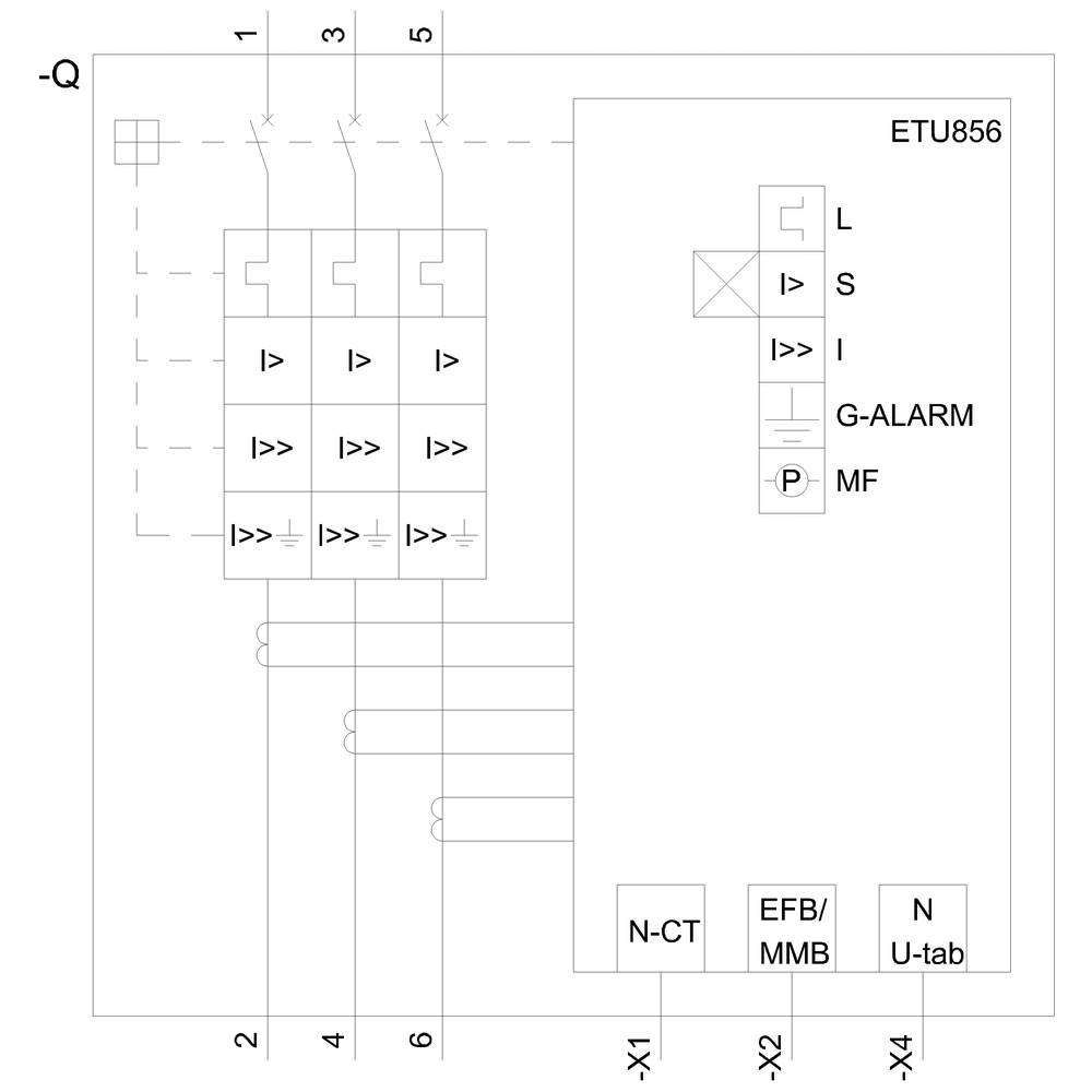 Siemens 3VA6560-7KT36-0AA0 Leistungsschalter 1 St.
