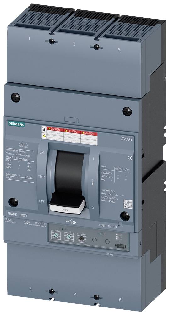 Siemens 3VA6610-5HL36-0AA0 Leistungsschalter 1St.