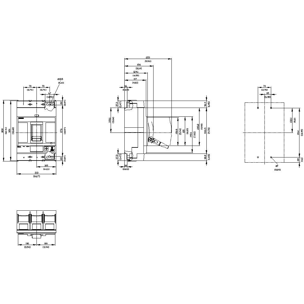 Siemens 3VA6610-5JP32-0AA0 Leistungsschalter 1St.