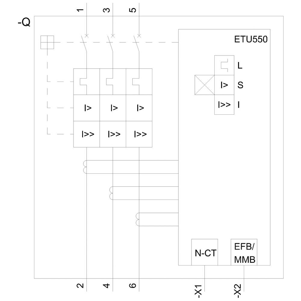 Siemens 3VA6610-5JP32-0AA0 Leistungsschalter 1St.