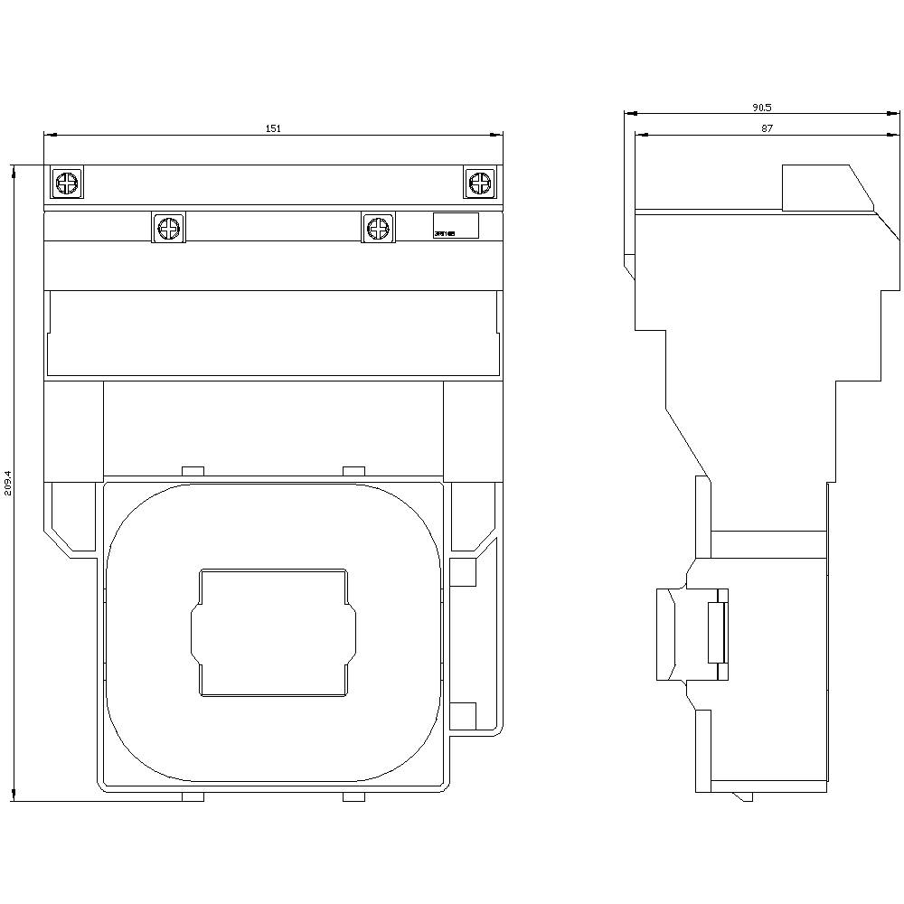 Siemens 3RT1987-5AP31 Wechselantrieb 1St.