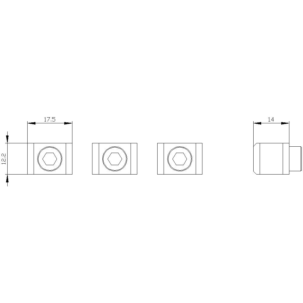 Siemens 3VA9113-0JB10 Rundleiteranschlussklemme 1St.