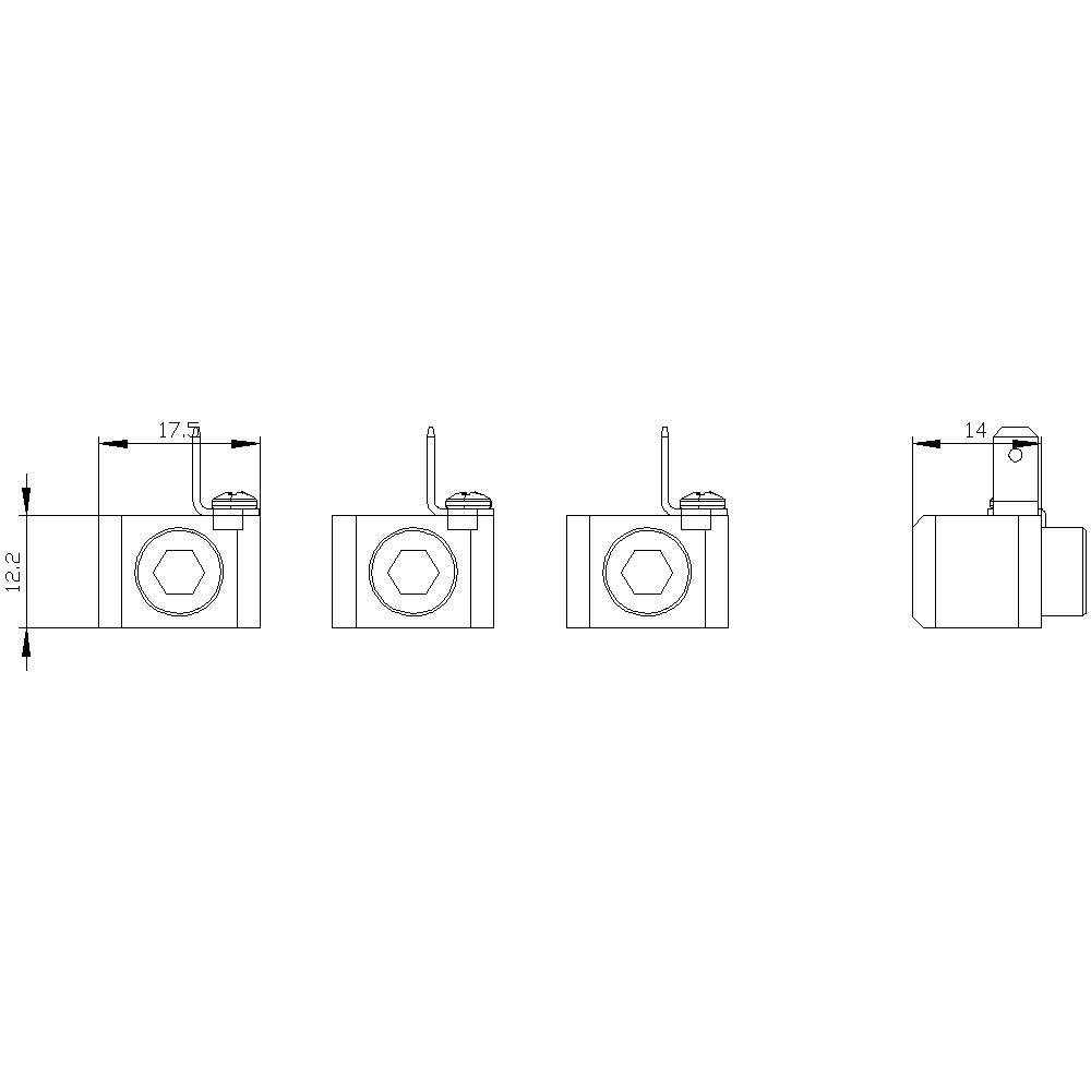 Siemens 3VA9113-0JG10 Rundleiteranschlussklemme 1St.