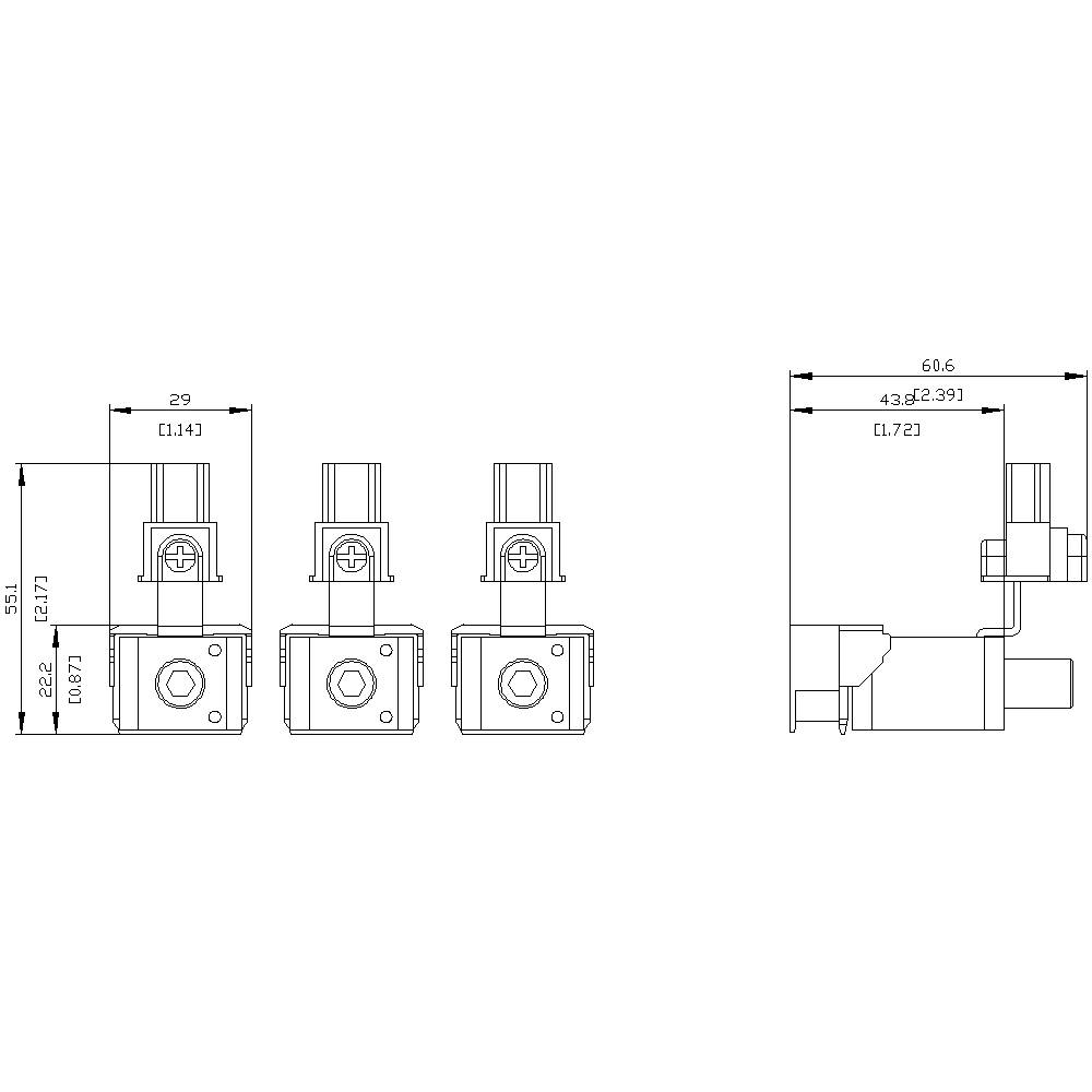 Siemens 3VA9143-0JH12 Rahmenklemme 1St.