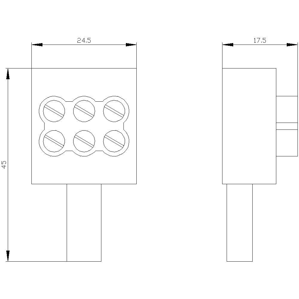 Siemens 3NP1921-1BE20 Einspeiseklemme 1St.