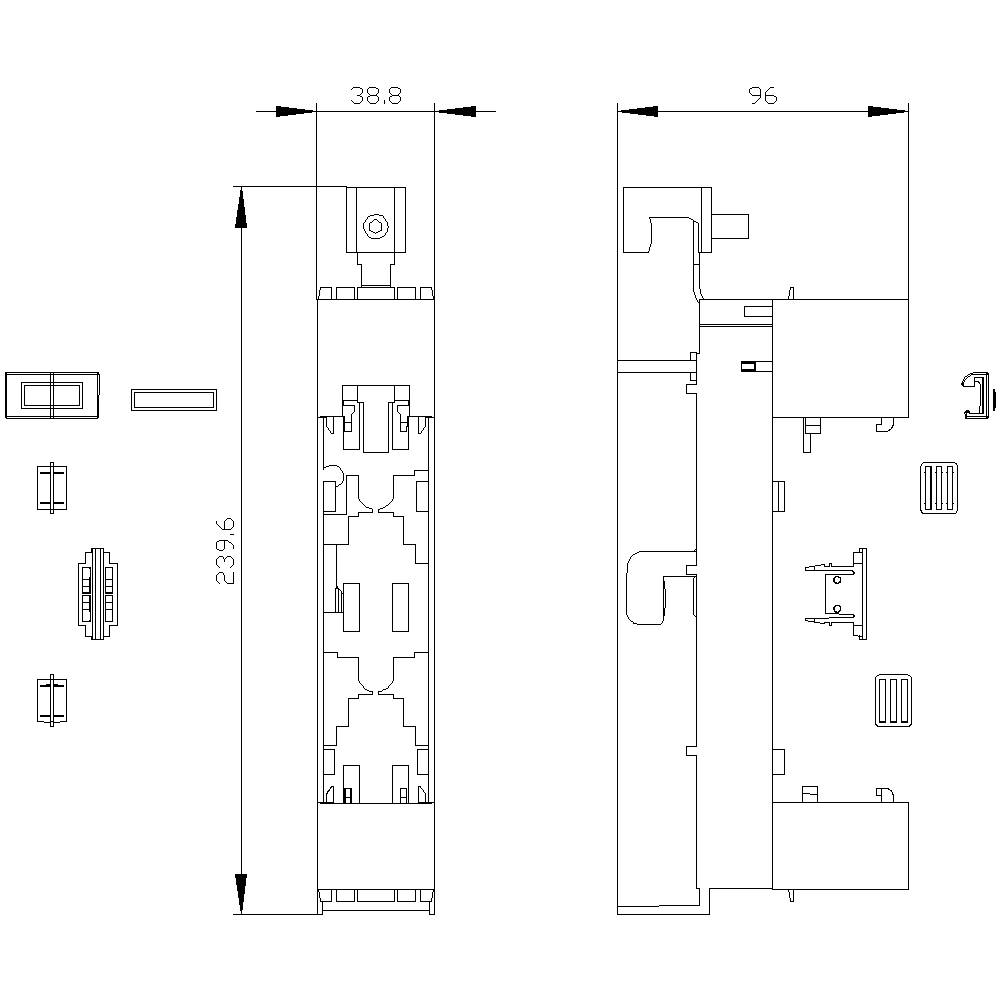 Siemens 3NP1924-1ED10 Montagebausatz 1St.