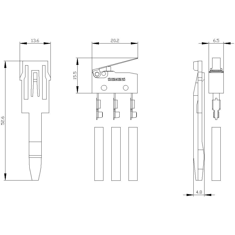Siemens 3NP1930-1FA00 Hilfsschalter 1St.