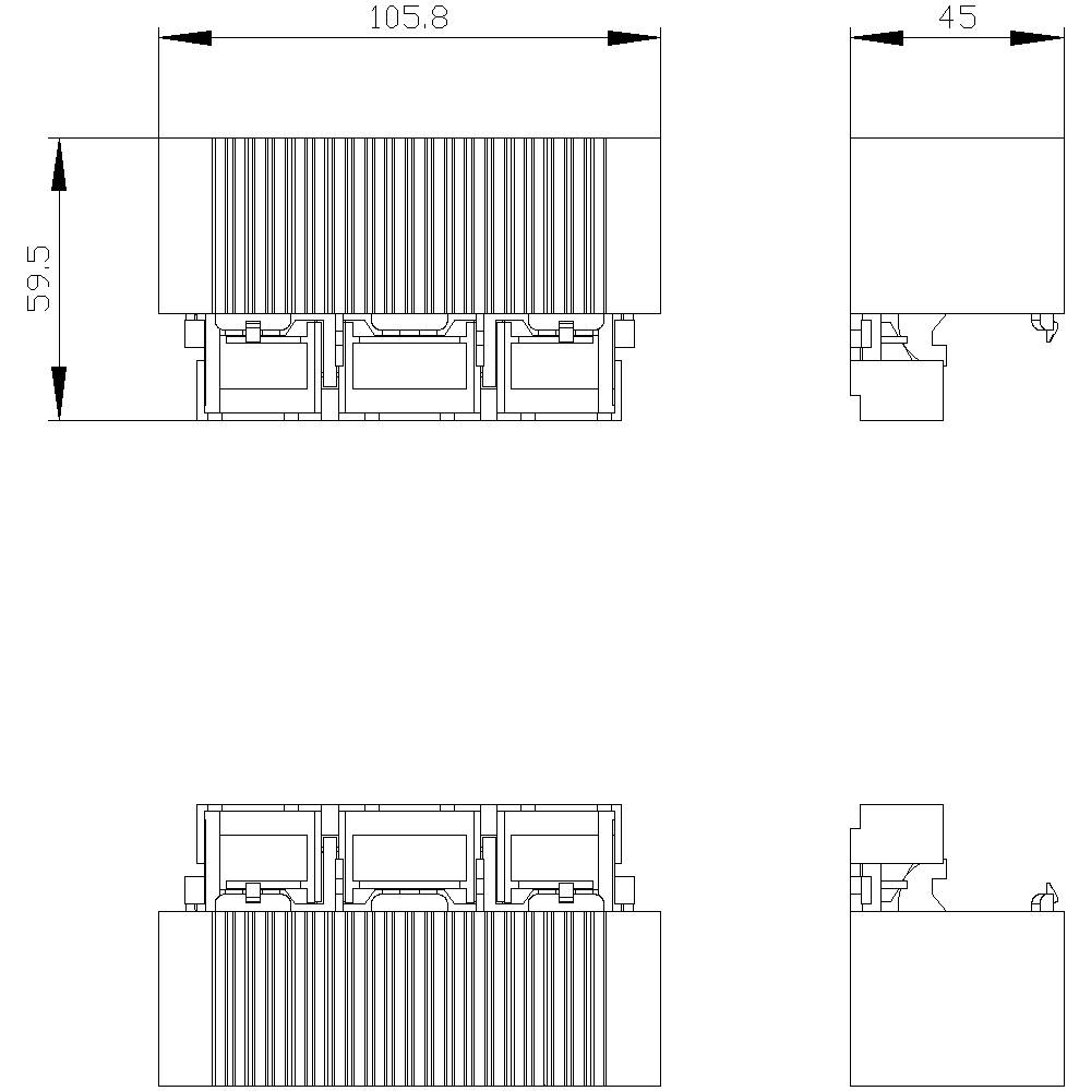 Siemens 3NP1933-1CD00 Abdeckung 1St.