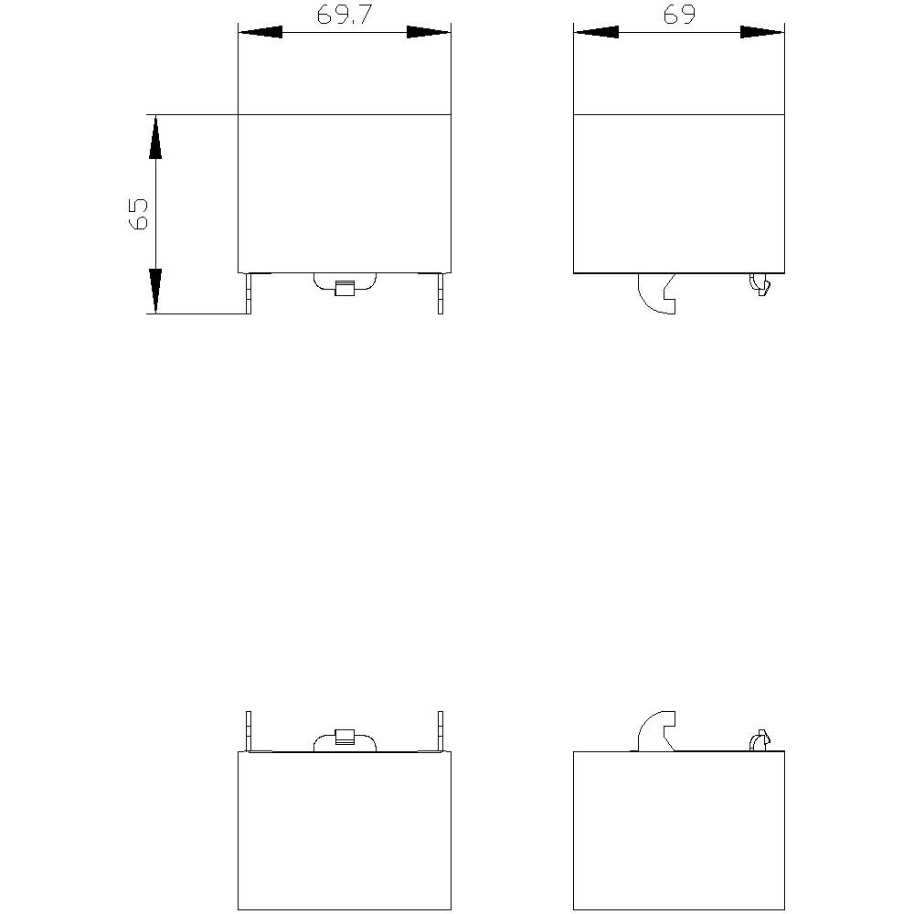 Siemens 3NP1941-1CB00 Abdeckung 1St.