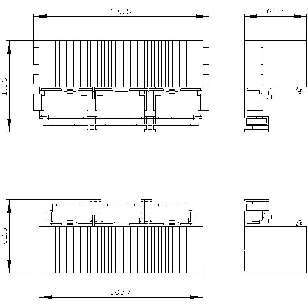 Siemens 3NP1943-1CD00 Abdeckung 1St.