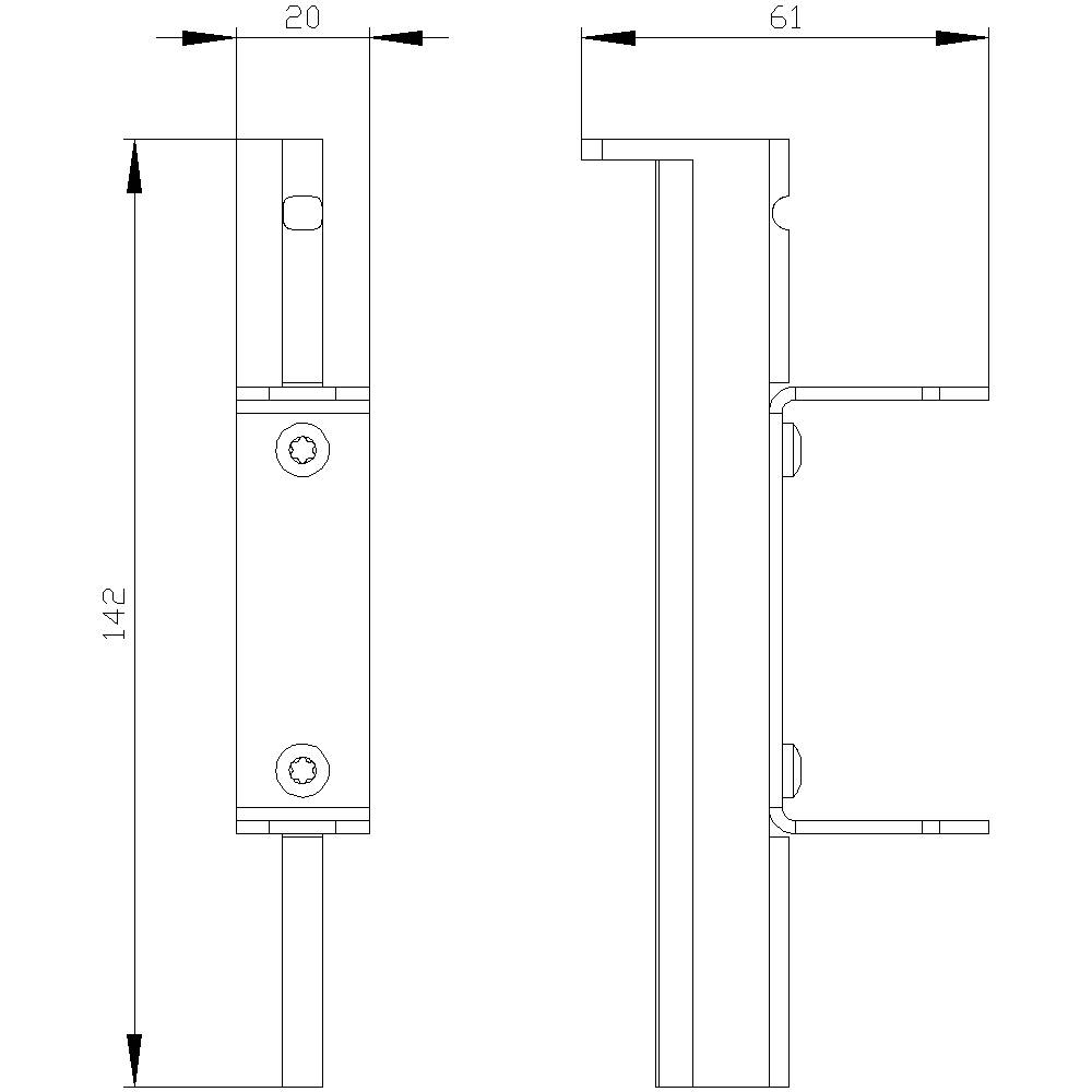 Siemens 3NP1944-1MA20 NH-Trennmesser 1St.