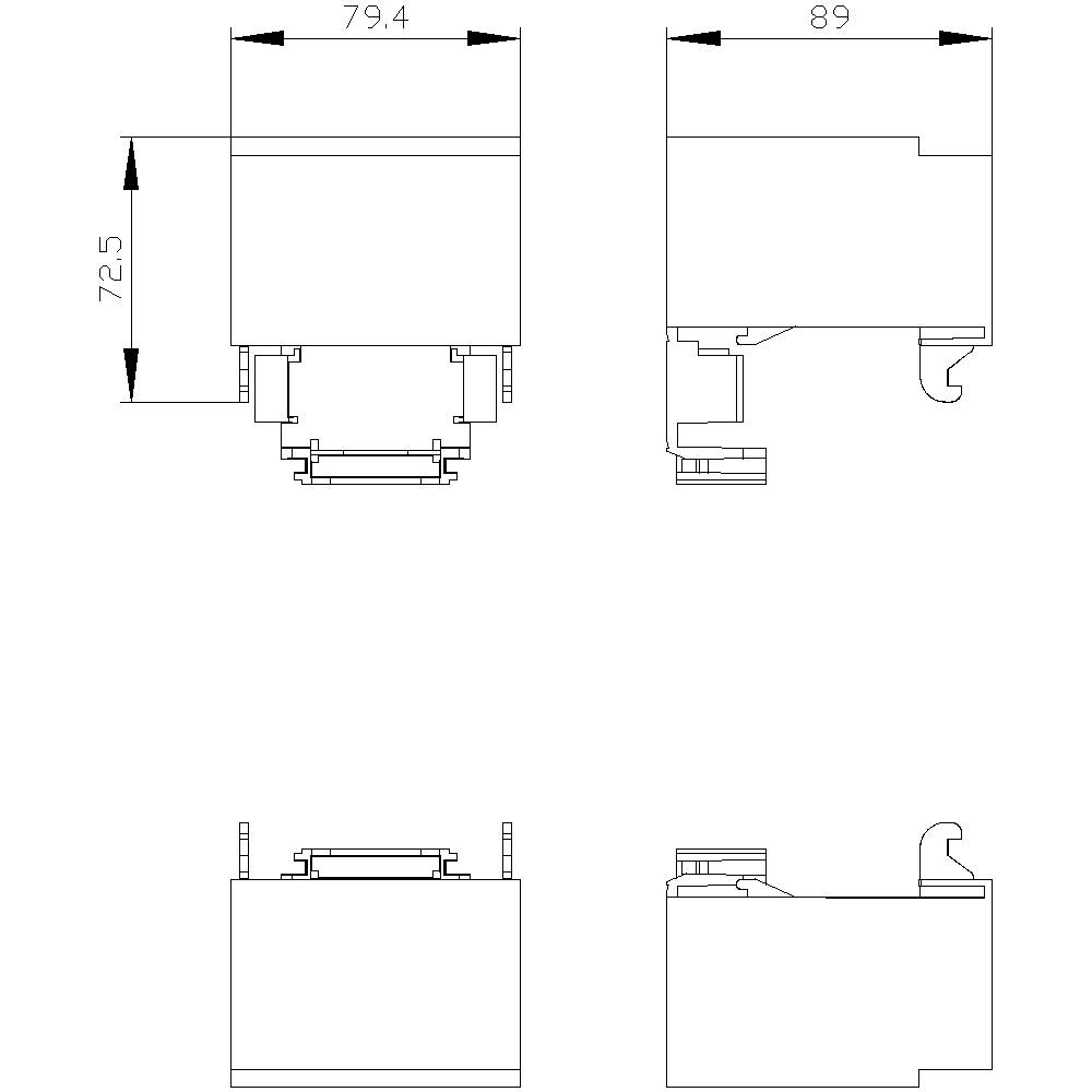 Siemens 3NP1951-1CD00 Abdeckung 1St.