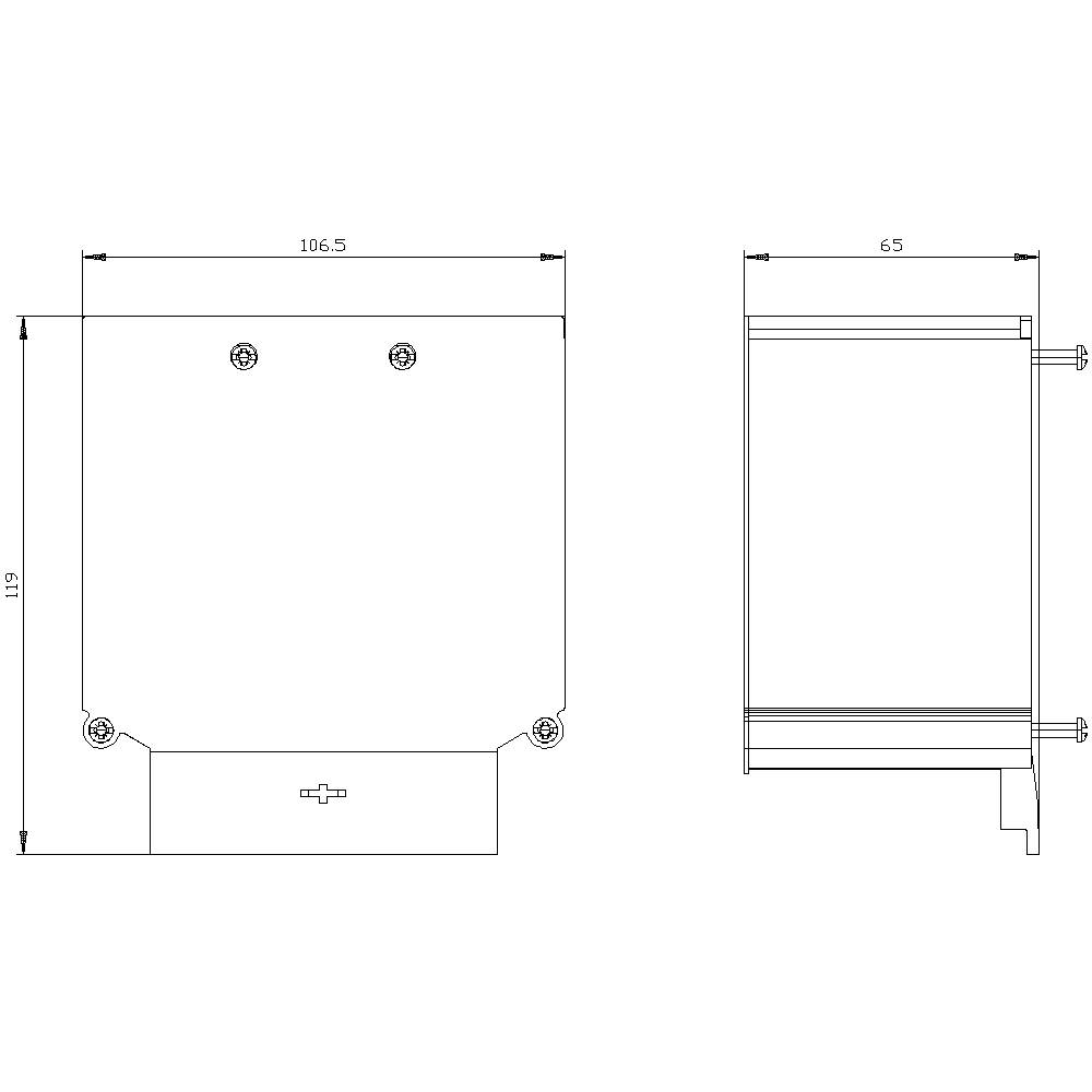 Siemens 3VA9153-0KB05 Klemmenabdeckung 1St.