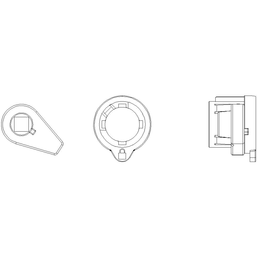 Siemens 3VA9680-0LF20 Adapter 1St.