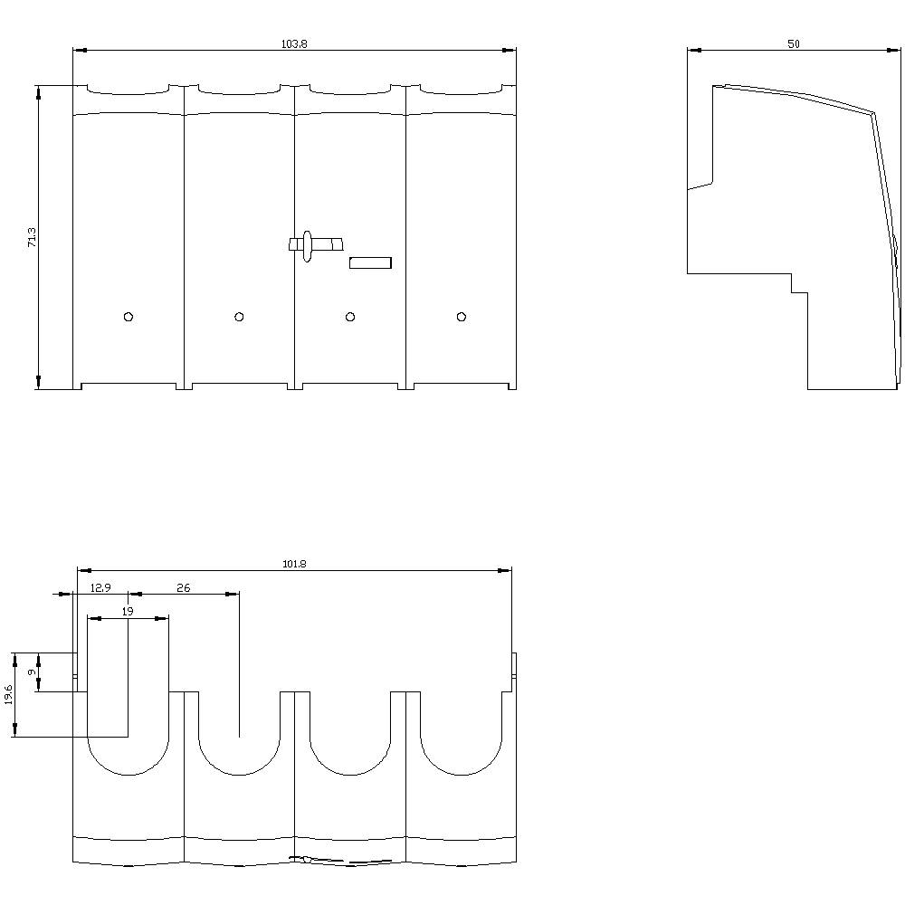 Siemens 3KC9604-2 Klemmenabdeckung 1St.